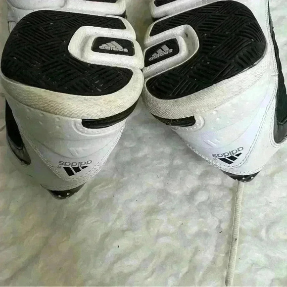 Adidas CLJ 657001 Black White Lace Up Athletic Sneakers - Picture 8 of 8